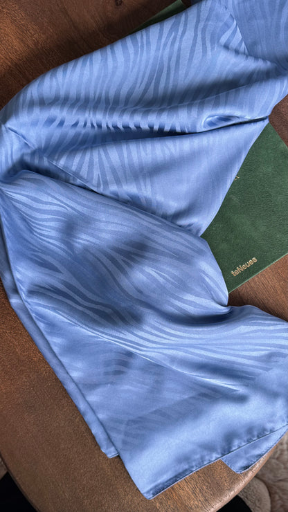 Jacquard Print Silk Scarf