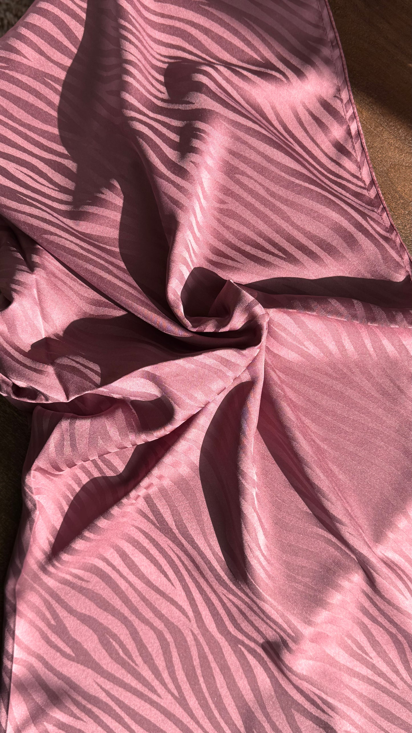 Jacquard Print Silk Scarf