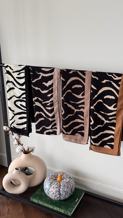 Zebra Print Scarves