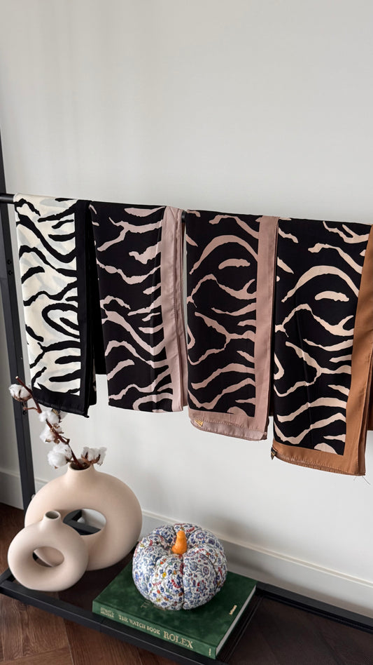 Zebra Print Scarves